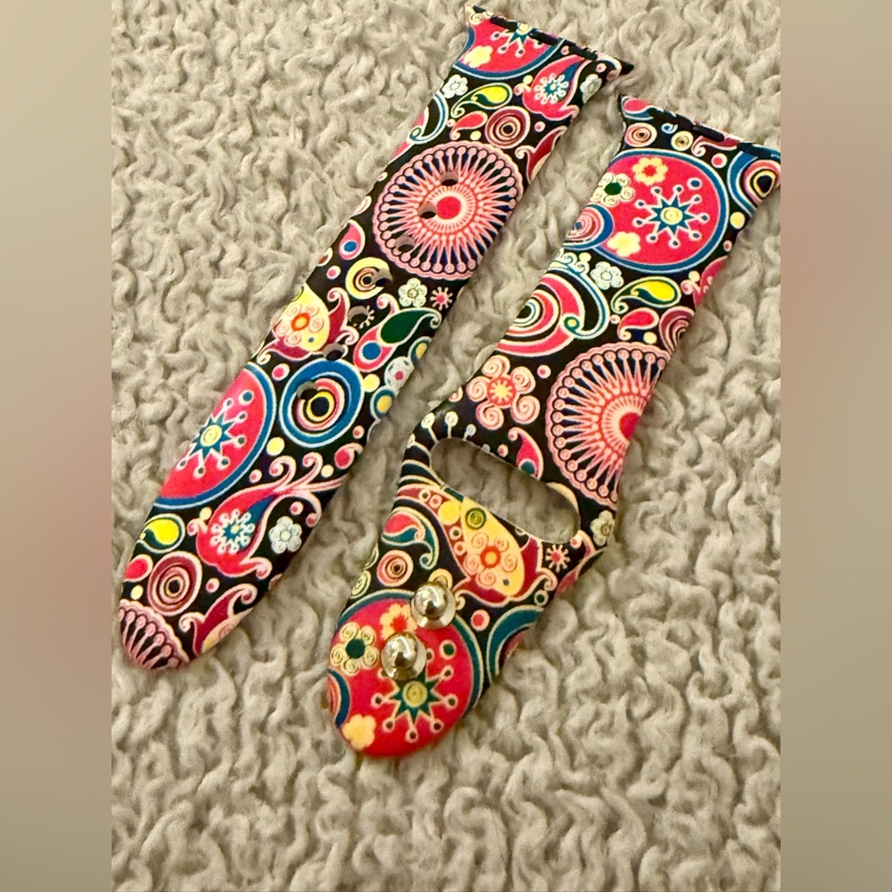 Vibrant Multicolor Apple Watch Band